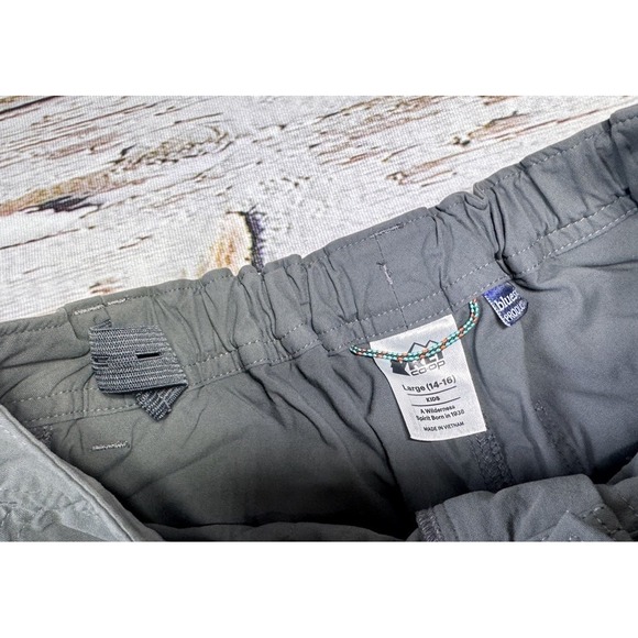 REI Youth Boys L 14-16 Convertible Pants Outdoors Hiking Adjustable Waist 2 Pair - Picture 6 of 6